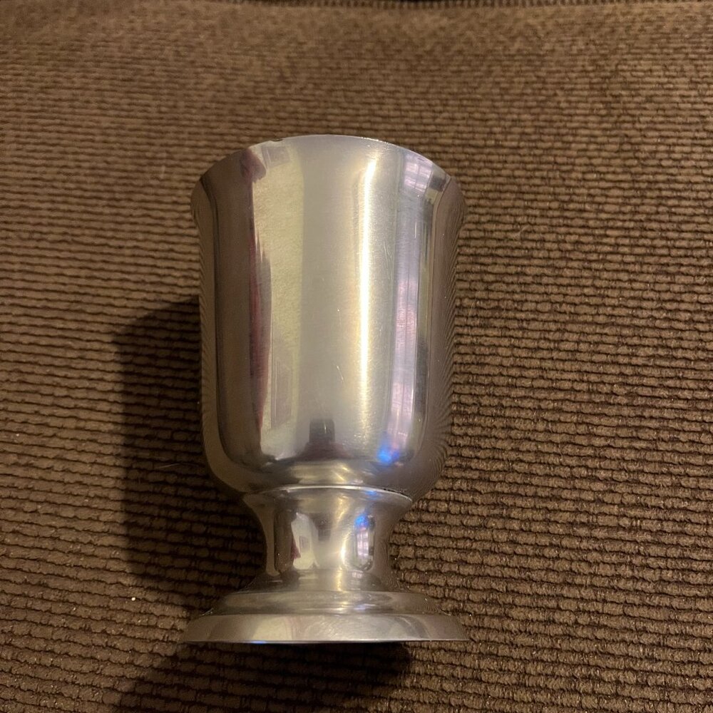 Pewter goblet
